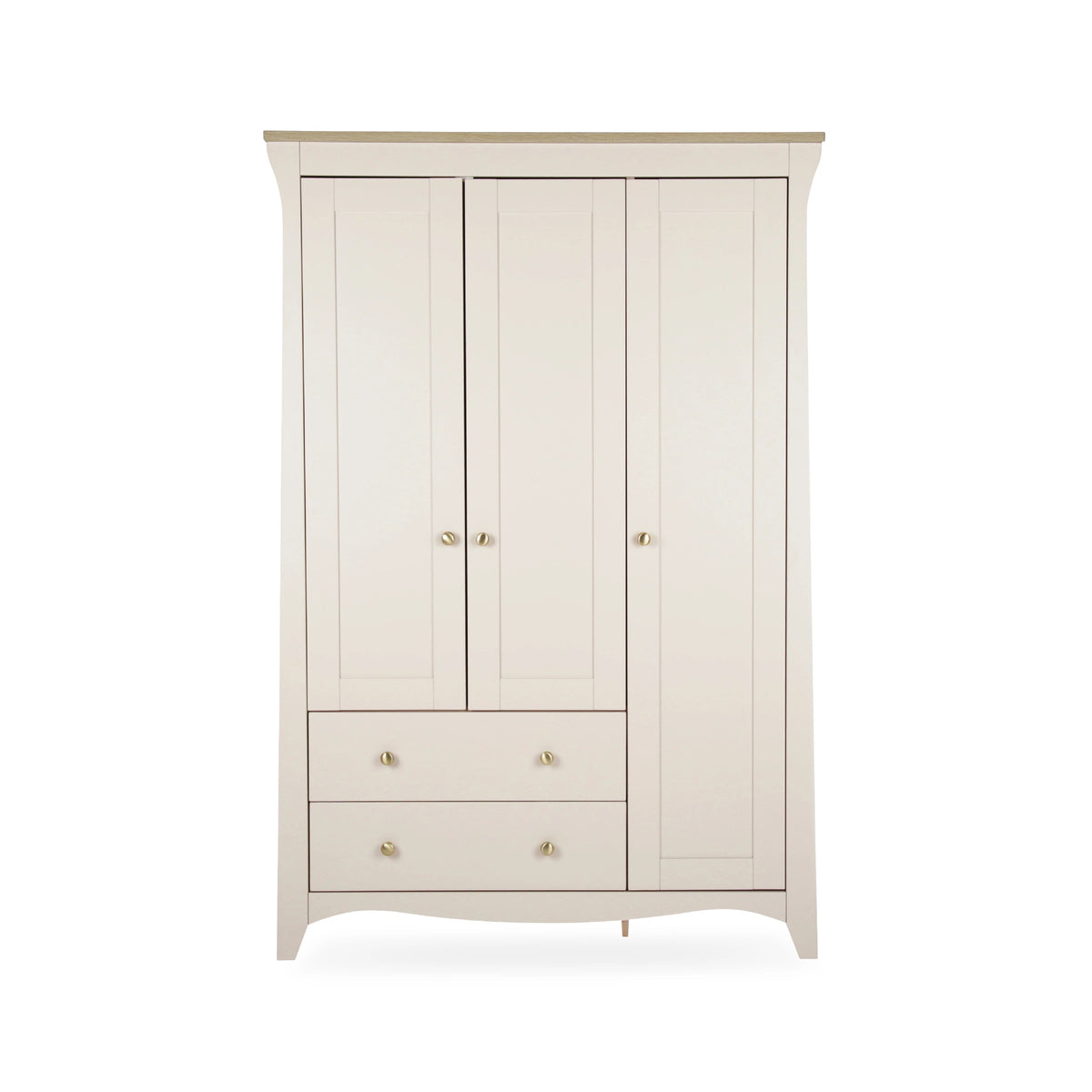 CuddleCo Clara Triple Wardrobe, Cashmere & Ash