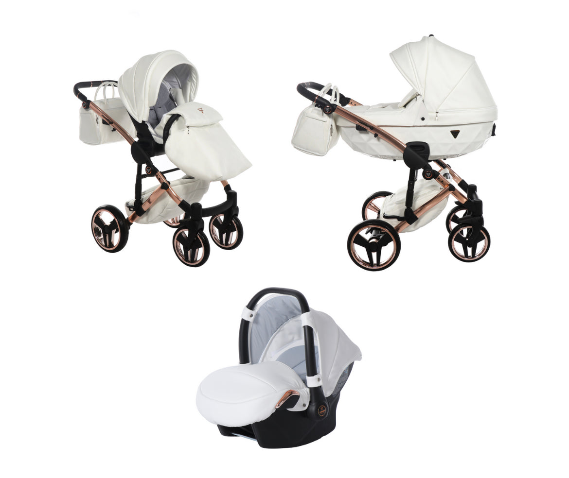 Junama - Fluo Individual White Rose Gold 3 in 1