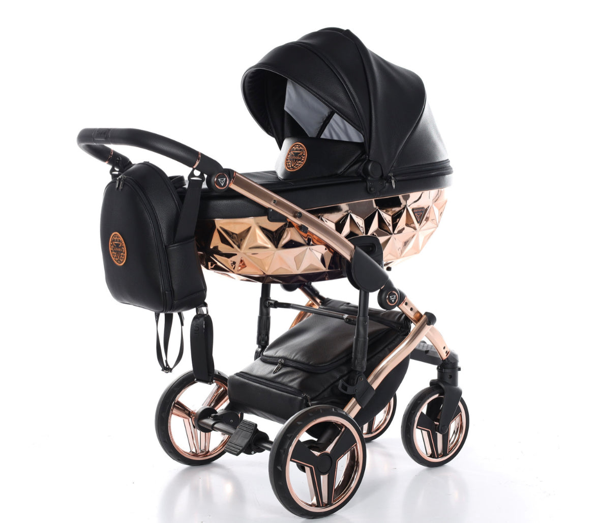 Junama Handcraft Black Rose Gold 3 in 1