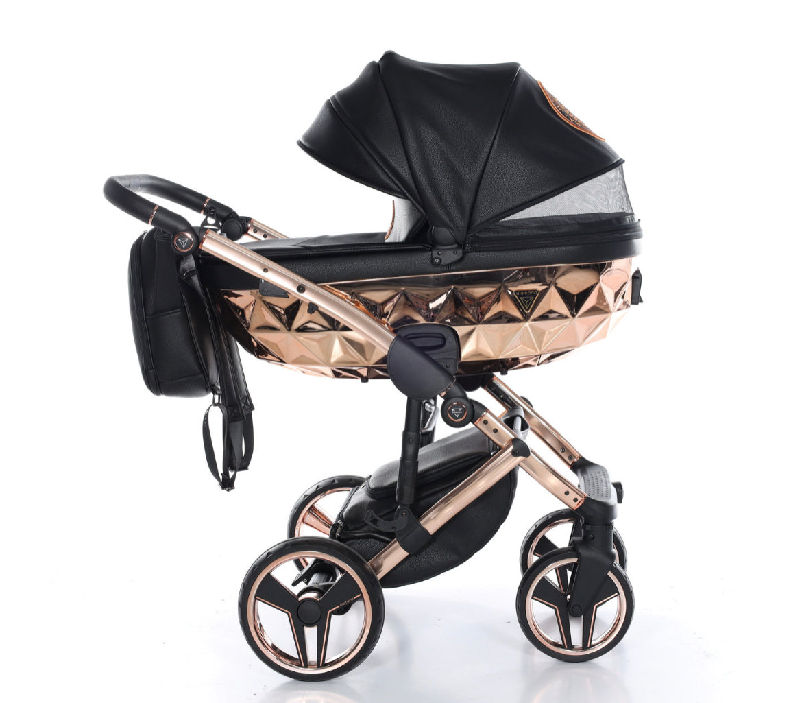 Junama Handcraft Black Rose Gold 3 in 1