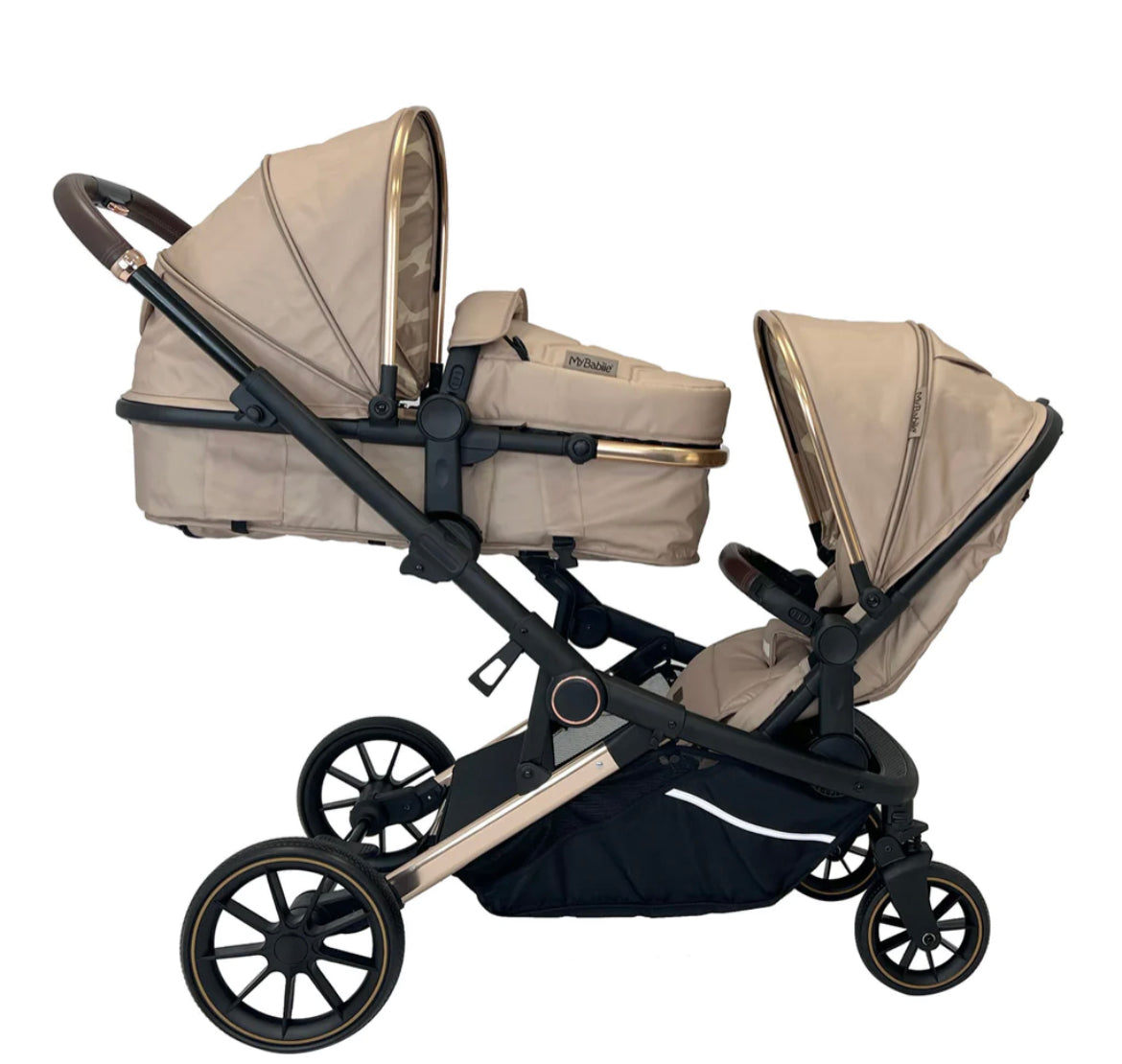 My babiie MB33 Tandem Pushchair - Giraffe *PRE ORDER