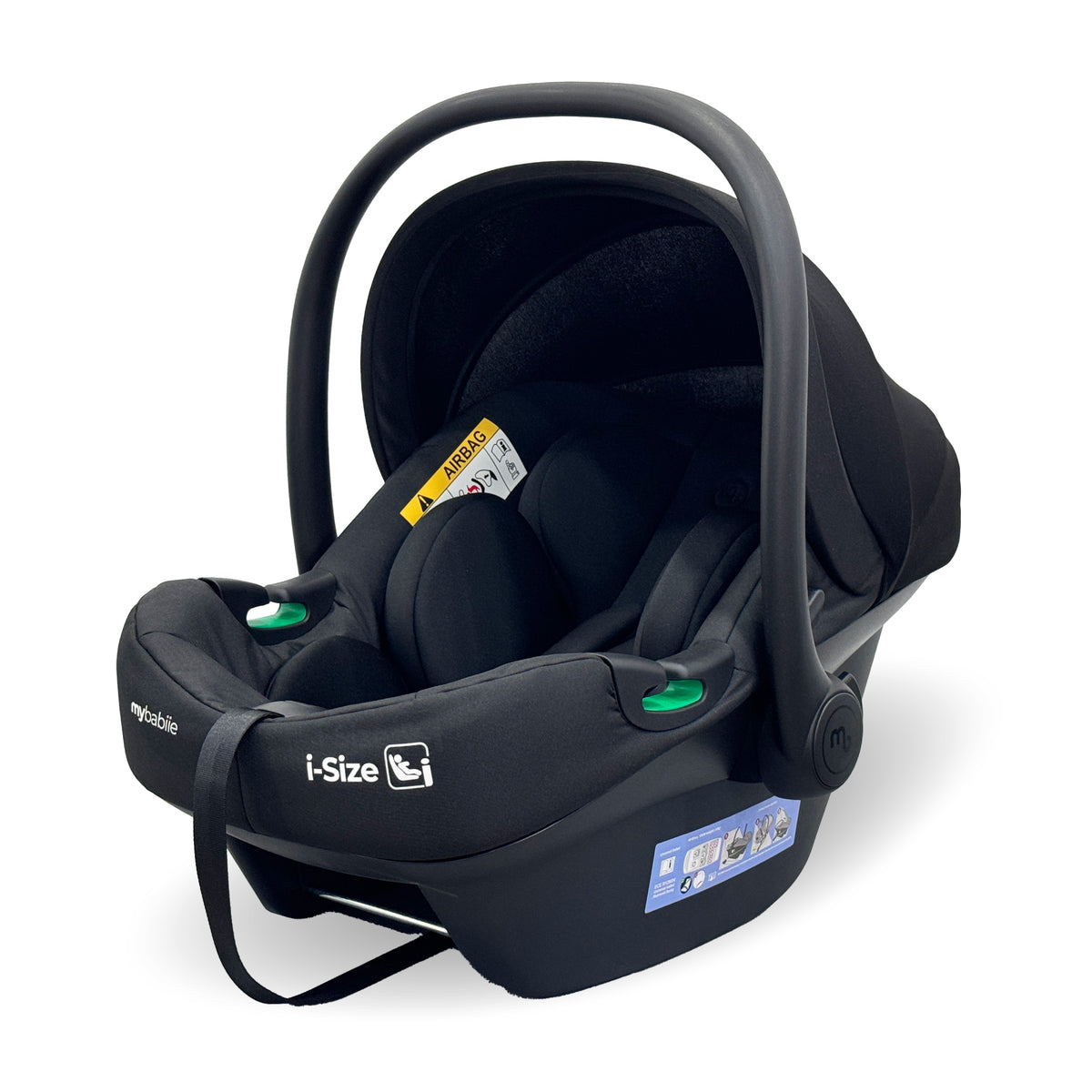 My Babiie MB450 LUXE 3-in-1 Travel System with Base - Black Pre Order
