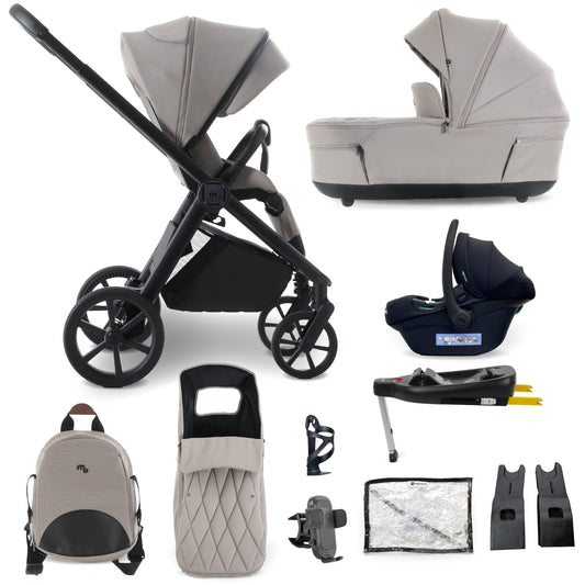 My Babiie MB450 LUXE 3-in-1 Travel System with Base - Mink Pre Order