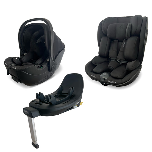 MBCS05 Rotating Family Set with Base, Infant Carrier and Toddler Car Seat Bundle