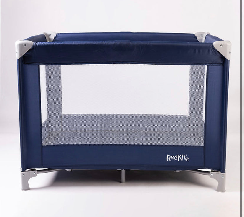 Red Kite sleep tight  travel cot - Blueberry