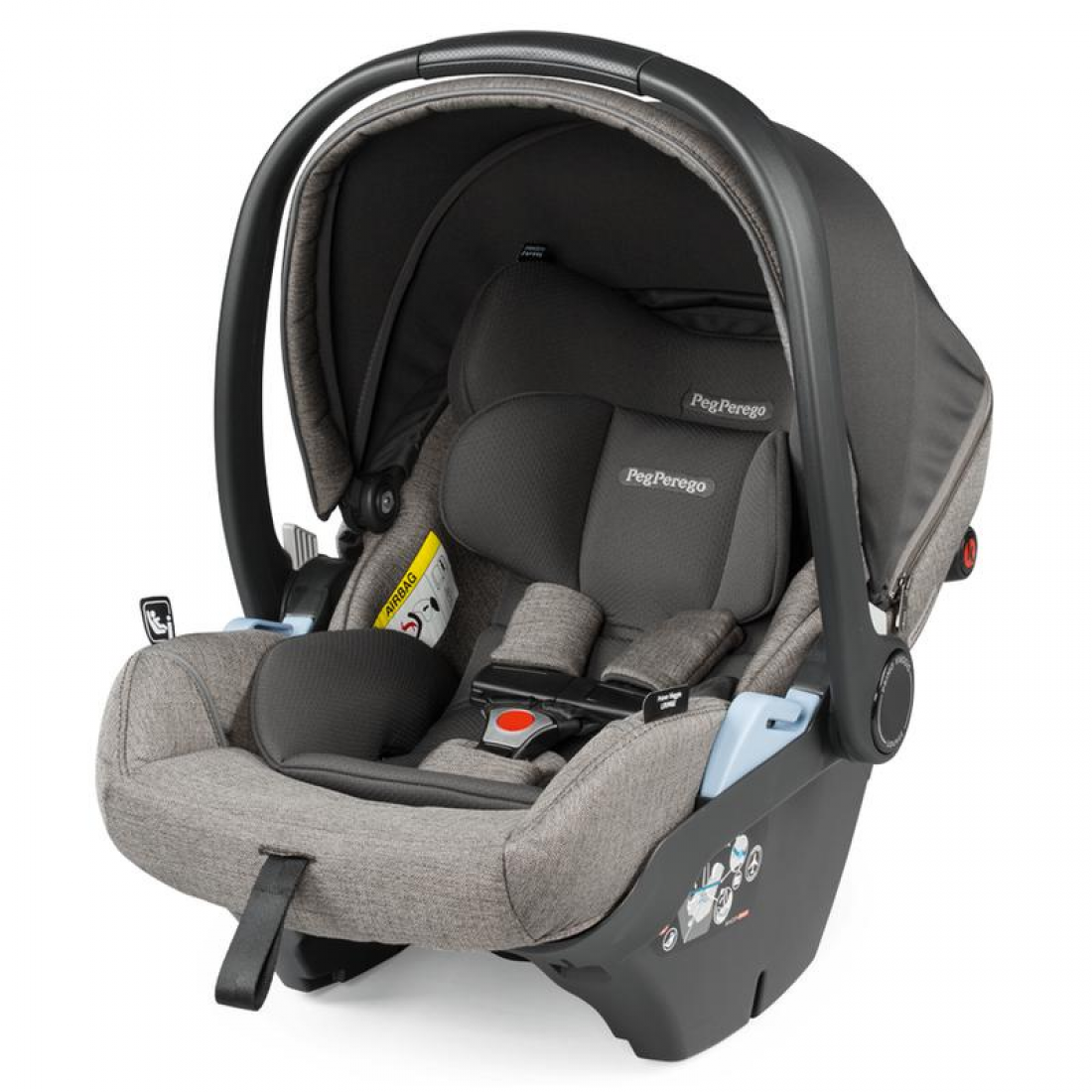 Peg Perego Ypsi Lounge i-Size Travel System Bundle, City Grey
