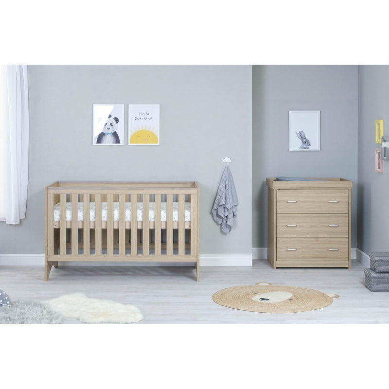 Babymore Veni 2 Piece Furniture Room Set-Oak Pre Order January Delivery