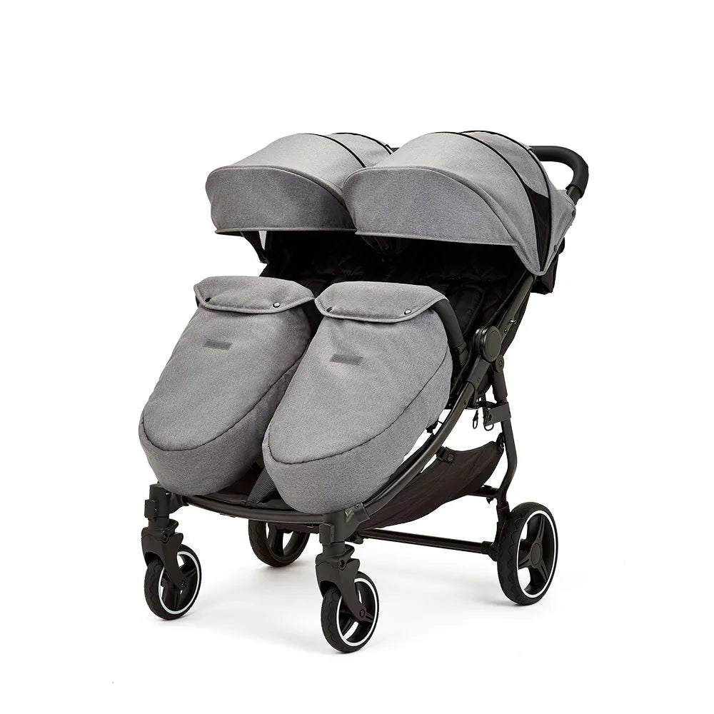 Ickle Bubba Venus Max Double Stroller - Space Grey