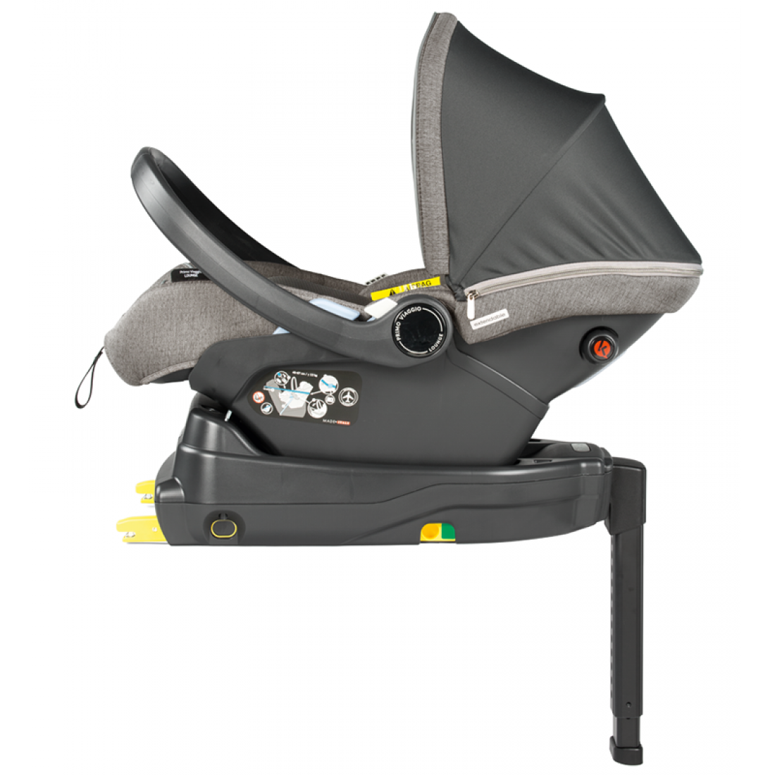 Peg Perego Veloce Lounge I-Size Travel System Bundle, City Grey