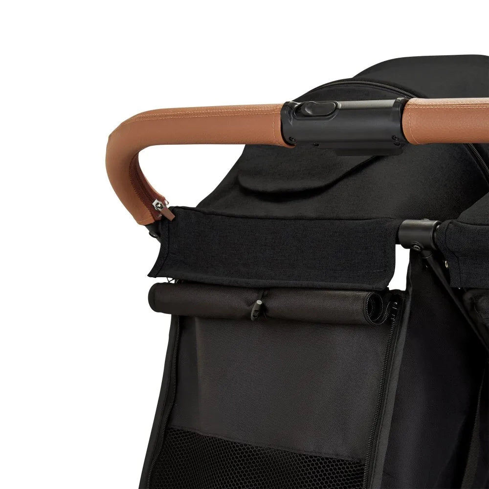 Ickle Bubba Venus Max Double Stroller - Black