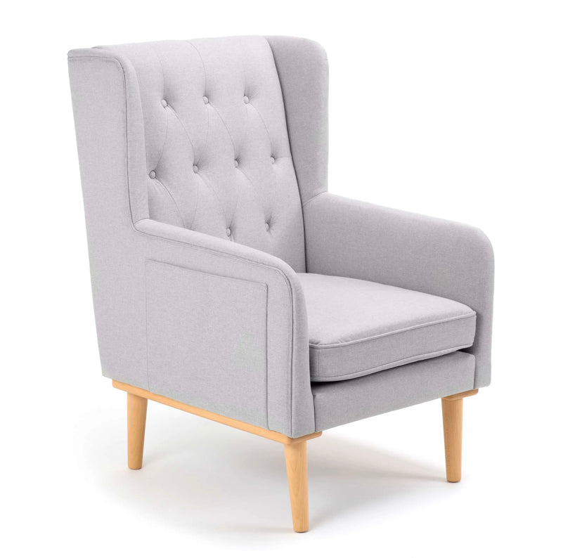 Babymore Lux Nursing Chair with Footstool – Grey *AUGUST OFFER