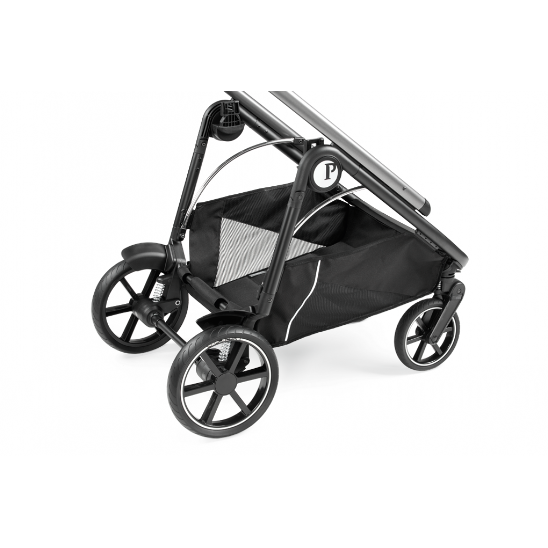 Peg Perego Veloce 3 in 1 Lounge Modular Travel System Bundle, City Grey