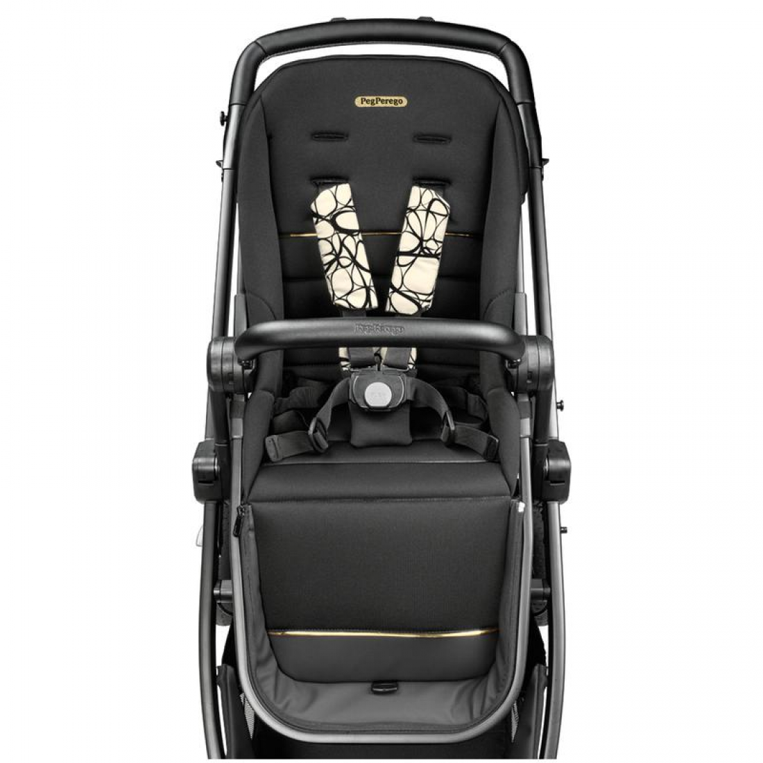 Peg Perego Ypsi Lounge i-Size Travel System Bundle, Graphic Gold
