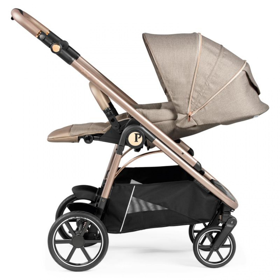 Peg Perego Veloce Lounge I-Size Travel System Bundle, Mon Amour