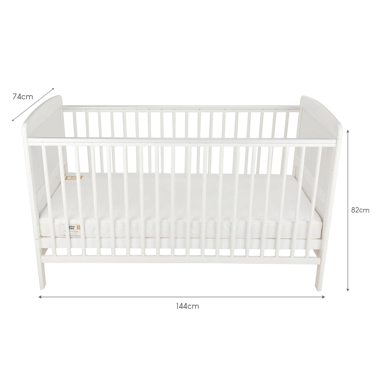Cuddle Co Juliet Cot Bed - White