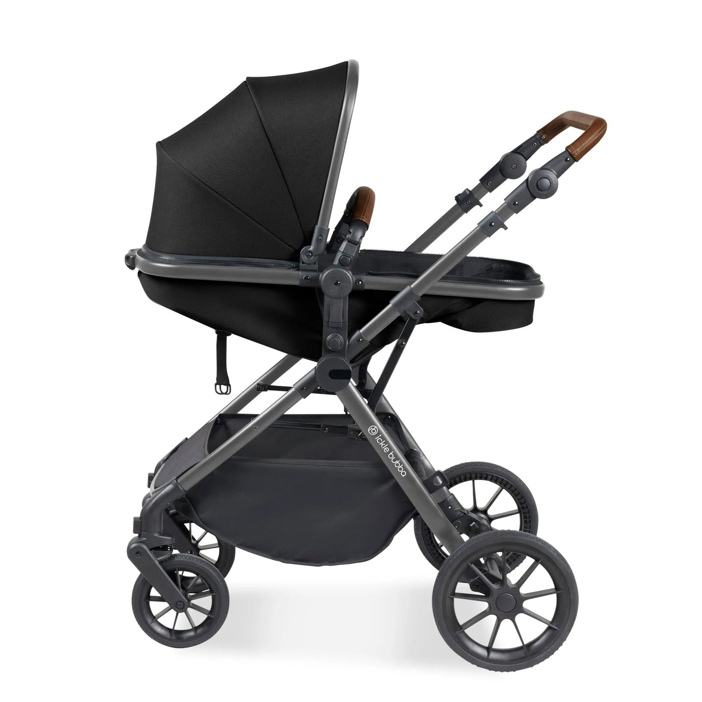 Ickle Bubba Cosmo 2 in 1 Pushchair Set - Black
