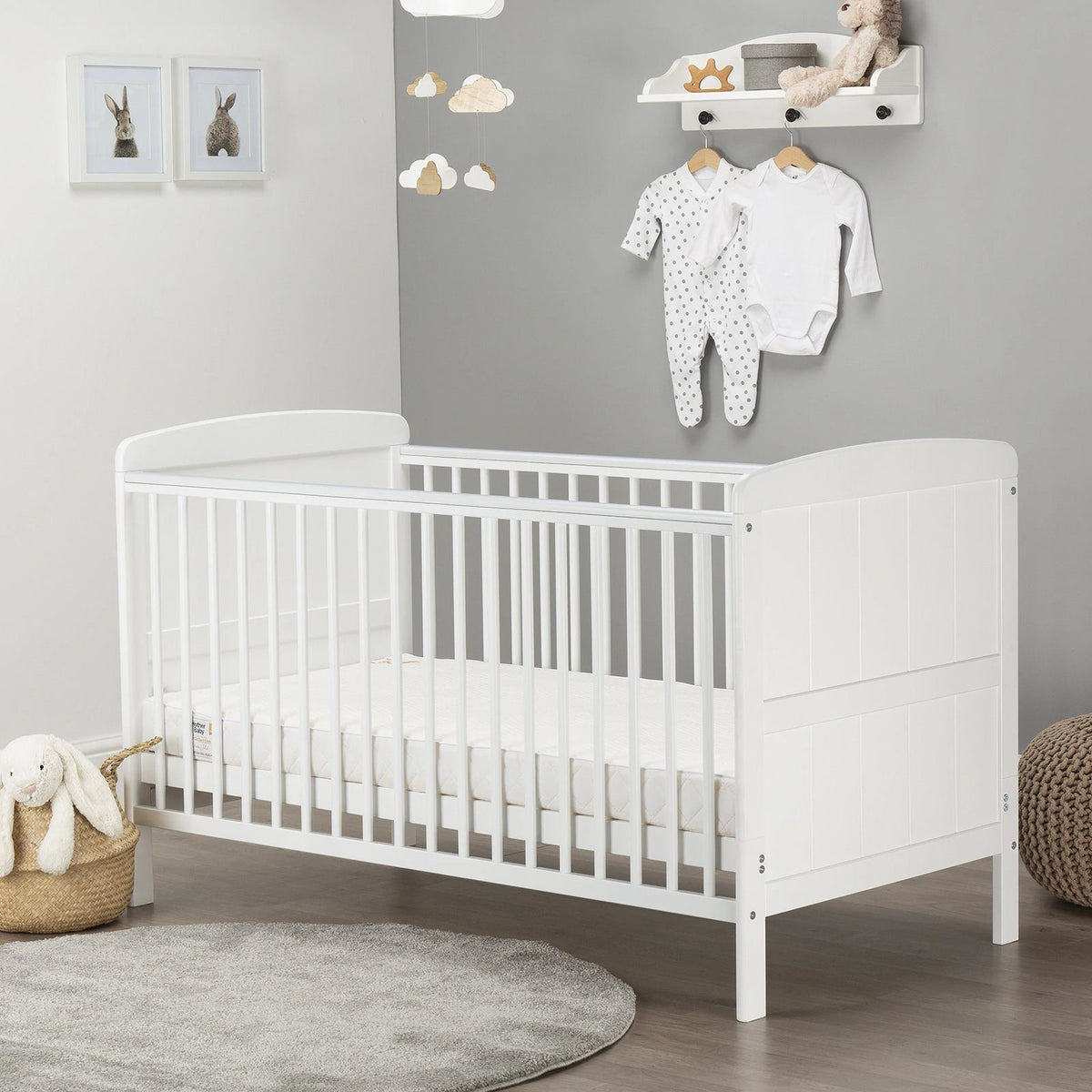 Cuddle Co Juliet Cot Bed - White