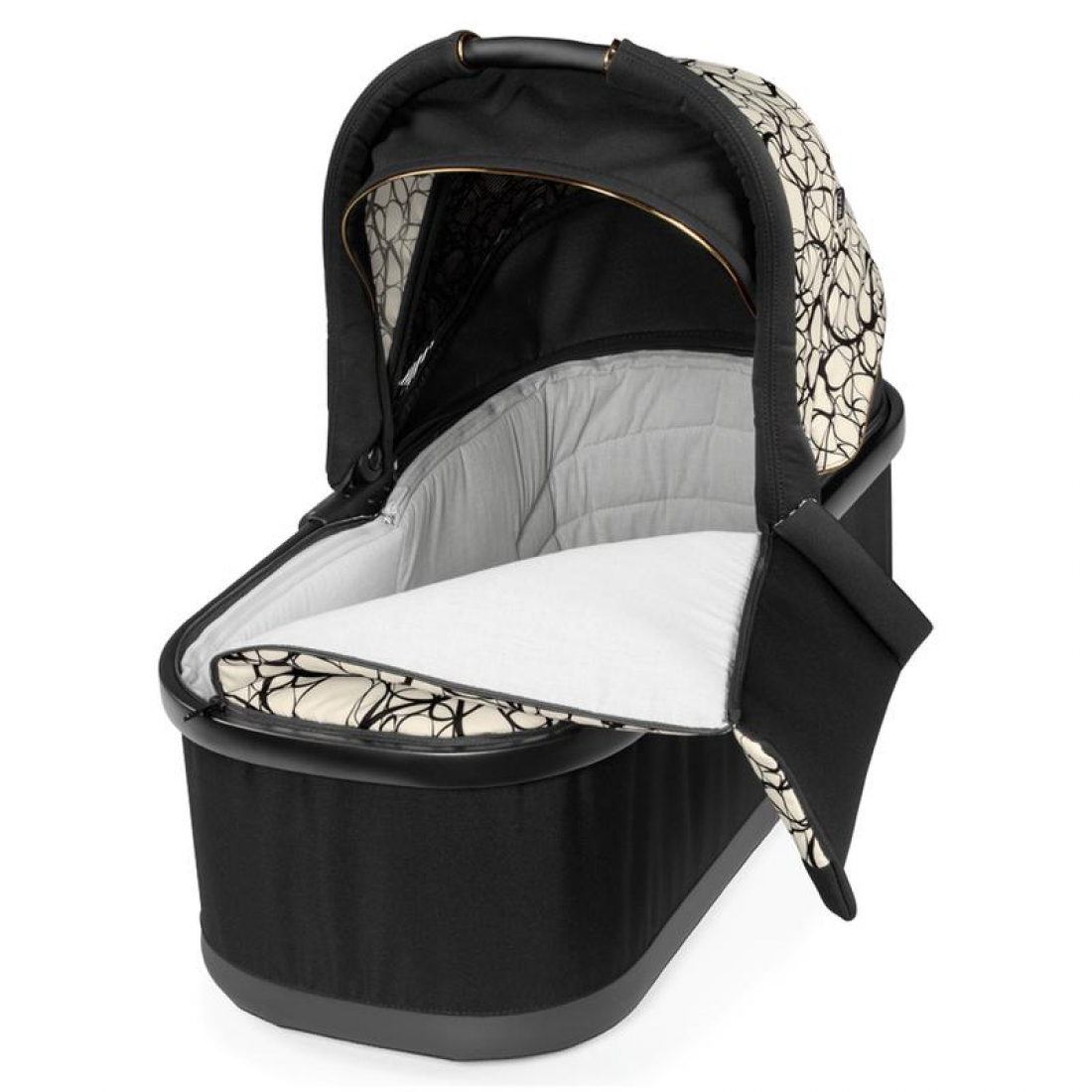 Peg Perego Ypsi 3 in 1 Lounge Modular Travel System Bundle, Graphic Gold