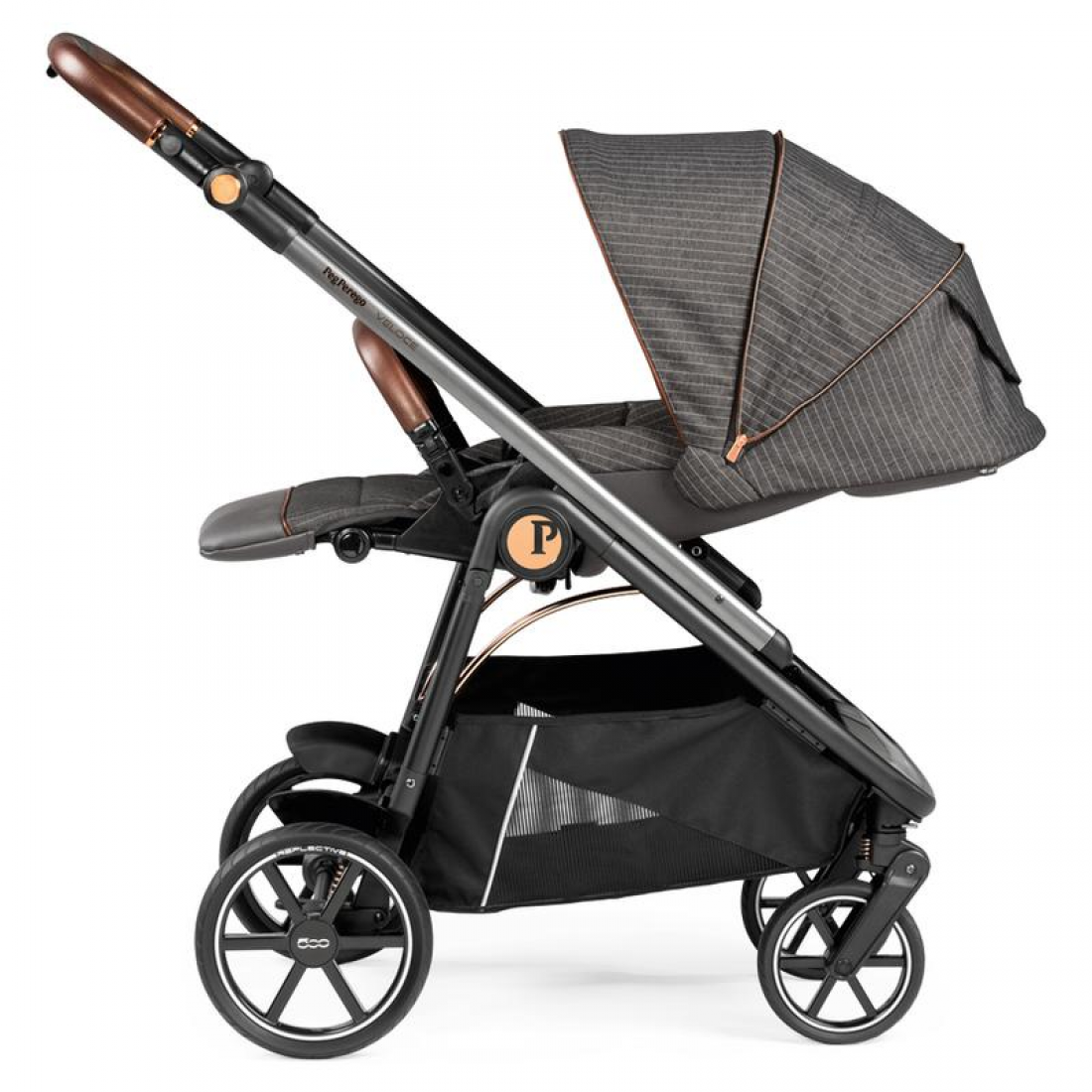 Peg Perego Veloce 3 in 1 SL Modular Travel System Bundle, 500