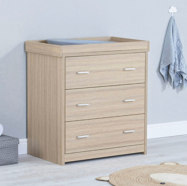 Babymore Veni 2 Piece Furniture Room Set-Oak Pre Order January Delivery