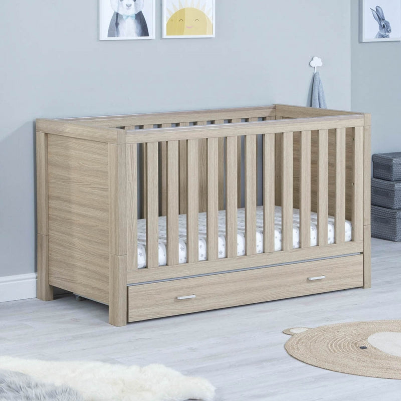 Babymore Luno 2 Piece Room Set with & Under Drawer-Oak Pre Order January Delivery