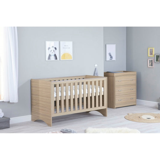 Babymore Veni 2 Piece Furniture Room Set-Oak Pre Order January Delivery