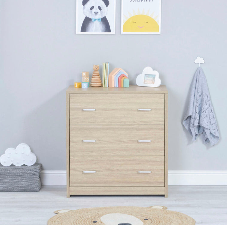 Babymore Veni 2 Piece Furniture Room Set-Oak Pre Order January Delivery